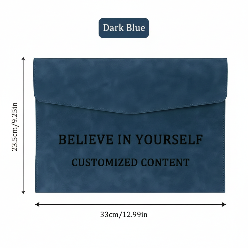 Personalized A4 Document Organizer - Text/Inspirational Quotes
