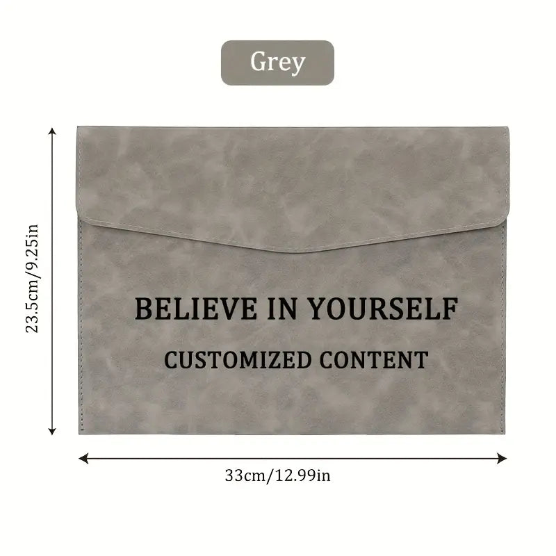 Personalized A4 Document Organizer - Text/Inspirational Quotes