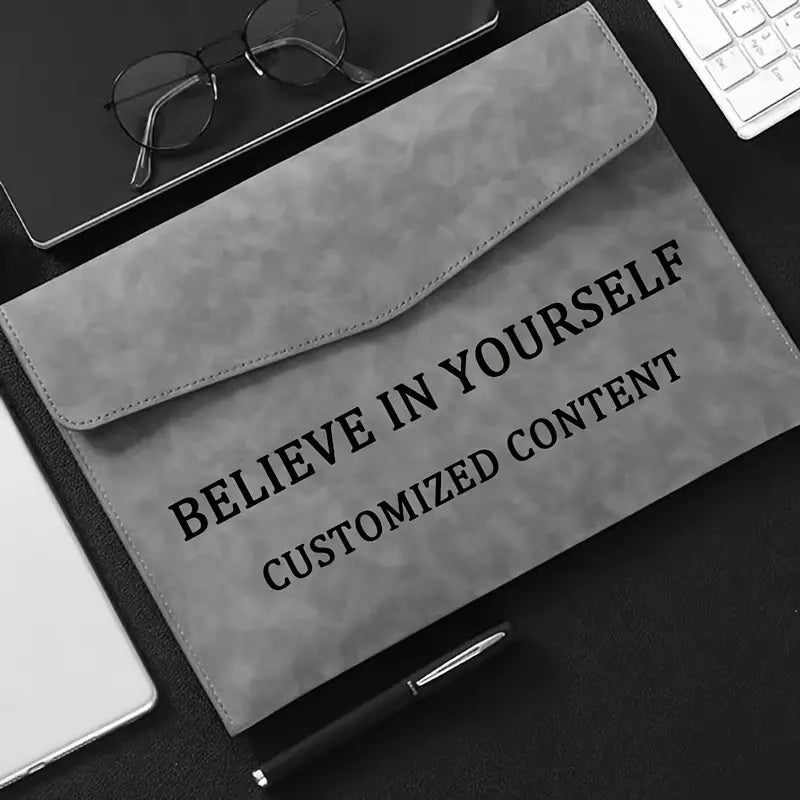 Personalized A4 Document Organizer - Text/Inspirational Quotes