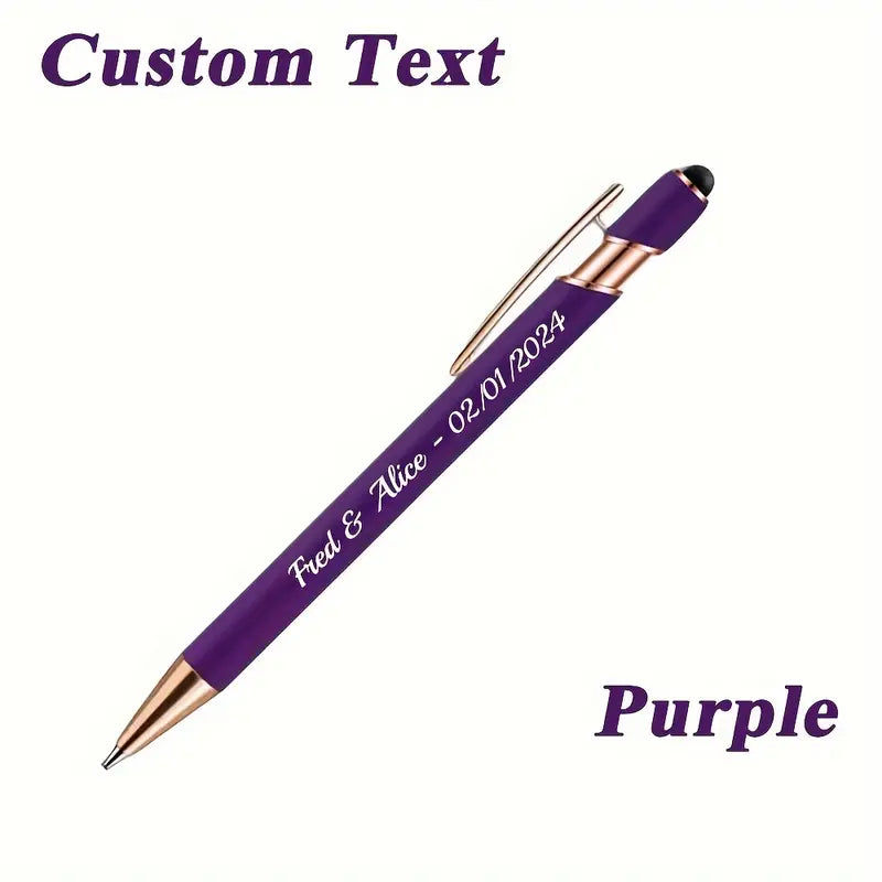 Custom Engraved Pens with Logo or Text Without Strips